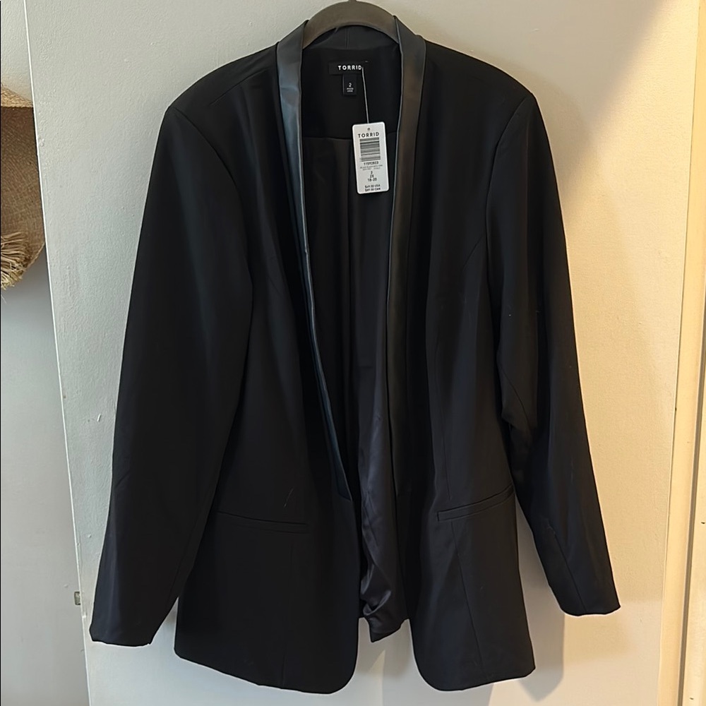 Topshop Black Blazer Modern Relaxed Fit